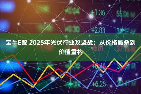 宝牛E配 2025年光伏行业攻坚战：从价格厮杀到价值重构